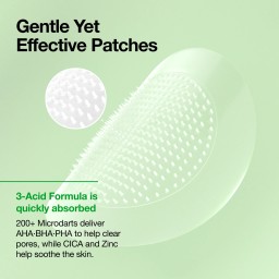 ANUA For Advanced & Special Care 200 + Microdarts in one patch AHA + BHA + PHA لصقات علاج الحبوب من انوا