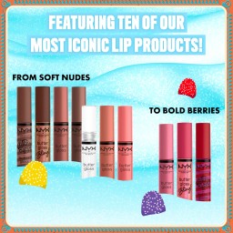 NYX professional makeup butter gloss lip gloss vault palette de gloss pour les levres