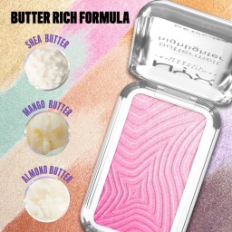 NYX Professional Makeup  Buttermelt Highlighter - 10 Glaze It Butta Light Bronzer