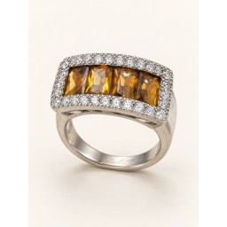 خاتم نسائي من الفضة الايطاليه Women’s Italian Sterling Silver 925 Ring