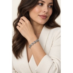 سوار نسائي من الفضة الايطاليه Women’s Italian Sterling Silver 925 Bracelet