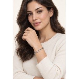سوار نسائي من الفضة الايطاليه Women’s Italian Sterling Silver 925 Bracelet