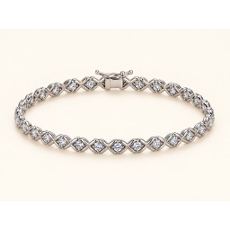 سوار نسائي من الفضة الايطاليه Women’s Italian Sterling Silver 925 Bracelet