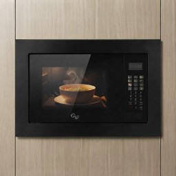 مايكرويف مدمج سعة 25 لتر لون اسود Built-in microwave