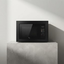 مايكرويف مدمج سعة 25 لتر لون اسود Built-in microwave