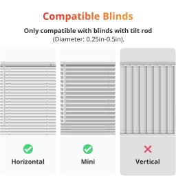 متحكم ستائر افقية سمارت SwitchBot Blind Tilt Motorized & Solar Powered Smart Electric Blinds SwitchBot Blind Tilt Motorized & Solar Powered Smart Electric Blinds
