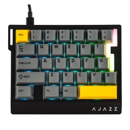 لوحة مفاتيح AJAZZ AK029 (أسود وأصفر) AJAZZ AK029 Keyboard (Black Yellow)