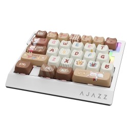 لوحة مفاتيح AJAZZ AK029 (مفتاح Meow) باللون البني AJAZZ AK029 Keyboard (Meow  Switch )Brown