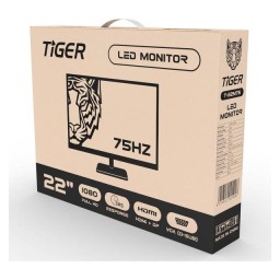 شاشة Tiger LED مقاس 22 بوصة بدقة Full HD وتردد 75Hz وزمن استجابة 5ms Tiger LED Monitor 22" 75Hz Full HD 1080p 5ms