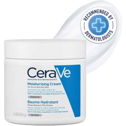 كريم مرطب سيرافي للبشرة الجافة إلى شديدة الجفاف - ٤٥٤ غرام CeraVe Moisturising Cream for Dry to Very Dry Skin  / 454g