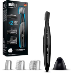 ماكينة براون الدقيقة لتحديد وتشذيب شعر الوجه والتفاصيل - موديل PT5010 Braun Precision Trimmer PT5010