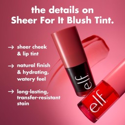 تنت ايلف Sheer For It Blush Tint ELF