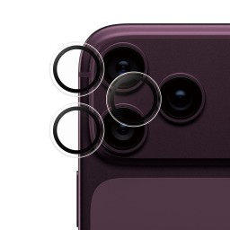 واقي عدسات بانزر الكاميرا الشفاف Panzer SAFE لهاتف Apple iPhone 18 Pro / Pro Max Panzer SAFE Apple iPhone 18 Pro/Pro Max Hoops Transparent Camera Lens Protector
