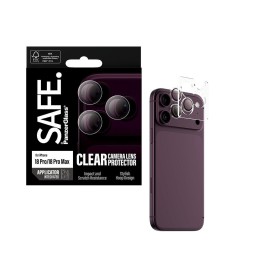 واقي عدسات بانزر الكاميرا الشفاف Panzer SAFE لهاتف Apple iPhone 18 Pro / Pro Max Panzer SAFE Apple iPhone 18 Pro/Pro Max Hoops Transparent Camera Lens Protector