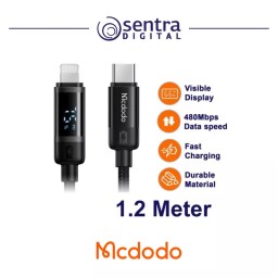 كابل USB-C إلى Lightning بطول 1.2 متر USB-C to Lightning cable with 1.2m length