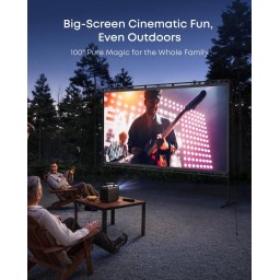 انكر - نيبولا - شاشة عرض سينمائي بحجم 100 بوصة Anker Nebula 100-Inch Outdoor Projector Screen with Stand