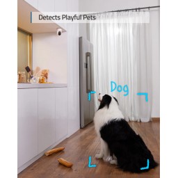 انكر - يوفي - كاميرا مراقبة داخلية E220 - ابيض Anker Eufy Indoor Cam 2K Pan & Tilt