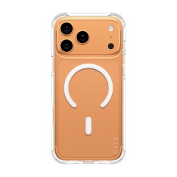 كفر عصري شفاف سامبا مع حلقة MagSafe بيضاء للايفون 17 برو ماكس CARE by PanzerGlass® Fashionable Case Samba Transparent w. White MagSafe iPhone 17 Pro Max