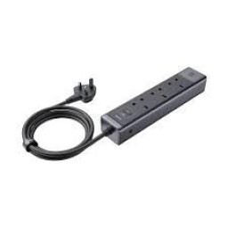 شاحن سيارة MC 120 واط 1C+1A مع كابلات USB-C وLighting قابلة للسحب MC 6-in-1 30W GaN Surge Protection Power Strip