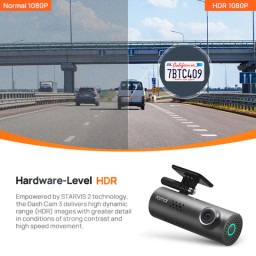 كاميرا داش كام 70Mai M200 الأمامية بدقة 1080 بكسل 70Mai Dash Cam M200 Front 1080P