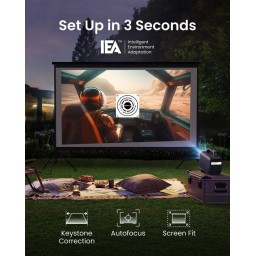 انكر - نيبولا - جهاز عرض سينمائي Mars 3 - اسود Anker Nebula Mars 3 Projector Black