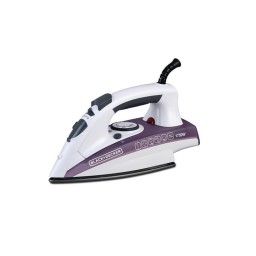 مكواة بخار من بلاك+ديكر X1750-B5 ذو قاعدة غير لاصقة 1750واط Black&Decker X1750-B5 1750W STEAM IRON WITH NONSTICK SOLEPLATE