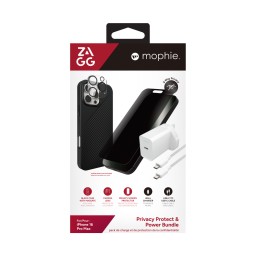 باقة 5 في 1 من زاك للايفون 16 برو ماكس Zagg 5 in 1 Bundle For iPhone 16 Pro Max