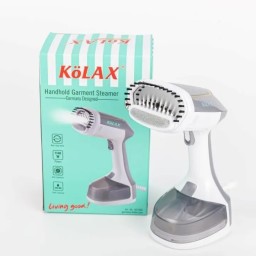 مكواة بخار محمولة كولاكس 1500 واط مع خزان 200 مل وفرشاة إزالة الوبر Kolax Portable Garment Steamer 1500W with 200ml Water Tank & Lint Removal Brush