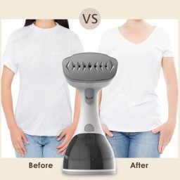 مكواة بخار محمولة كولاكس 1500 واط مع خزان 200 مل وفرشاة إزالة الوبر Kolax Portable Garment Steamer 1500W with 200ml Water Tank & Lint Removal Brush