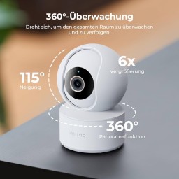 كاميرا المراقبة المنزلية IMILAB C22 - لون أسود IMILAB C22 Home Security Camera BLACK