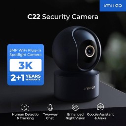 كاميرا المراقبة المنزلية IMILAB C22 - لون أسود IMILAB C22 Home Security Camera BLACK