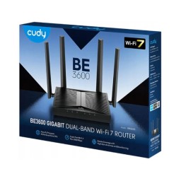 راوتر Cudy WR3600 BE3600 بتقنية Wi-Fi 7 ثنائي النطاق Cudy WR3600 BE3600 Gigabit Mesh Wi-Fi 7 Dual-Band Router