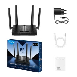 راوتر Cudy WR3600 BE3600 بتقنية Wi-Fi 7 ثنائي النطاق Cudy WR3600 BE3600 Gigabit Mesh Wi-Fi 7 Dual-Band Router