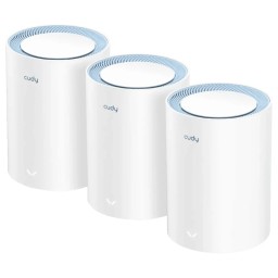 نظام Cudy M1200 AC1200 Mesh Wi-Fi ثنائي النطاق – 3 قطع Cudy M1200 AC1200 Mesh Wi-Fi System – 3-Pack