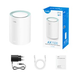 نظام Cudy M1500 AX1500 Gigabit Mesh Wi-Fi 6 – قطعة واحدة Cudy M1500 AX1500 Gigabit Mesh Wi-Fi 6 System – 1-Pack