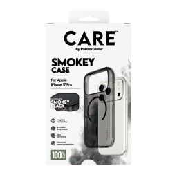 كفر فاخر Urban Explorer Smokey مع حلقة MagSafe سوداء للايفون 17 برو CARE by PanzerGlass® Flagship Case Urban Explorer Smokey w. Black MagSafe iPhone 17 Pro