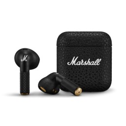 سماعات مارشال اللاسلكية Minor IV المانعة للضوضاء Marshall Minor IV Wireless Noise Canceling Earbuds Black