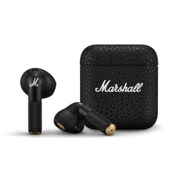 سماعات مارشال اللاسلكية Minor IV المانعة للضوضاء Marshall Minor IV Wireless Noise Canceling Earbuds Black