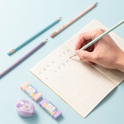 سيت اقلام رصاص + مساحة + مقطة كارت Graphite Pencil Set