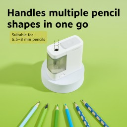 مقطة كهربائية نيوساين + باقة (7 منتجات) Nusign Rotary Sharpener + Bundle (7 items)