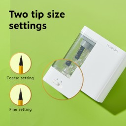 مقطة كهربائية نيوساين + باقة (7 منتجات) Nusign Rotary Sharpener + Bundle (7 items)