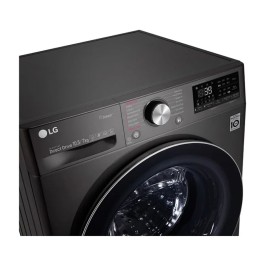 غسالة ال جي 10.5 كيلو جانبي فول درير سلفر LG 10.5 kg Side Load Washing Machine
