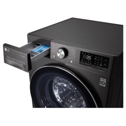 غسالة ال جي 10.5 كيلو جانبي فول درير سلفر LG 10.5 kg Side Load Washing Machine