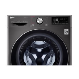 غسالة ال جي 10.5 كيلو جانبي فول درير سلفر LG 10.5 kg Side Load Washing Machine