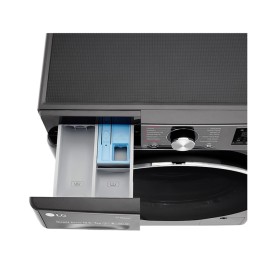 غسالة ال جي 10.5 كيلو جانبي فول درير سلفر LG 10.5 kg Side Load Washing Machine