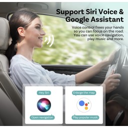 محول OTTOCAST Mini Dot Cube اللاسلكي CarPlay Android Auto 2 في 1 USB AI للسيارة OTTOCAST Mini Dot Cube Wireless CarPlay Android Auto Adapter 2 in 1 USB AI Car