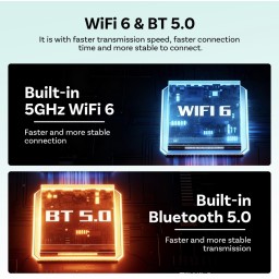 محول OTTOCAST Mini Dot Cube اللاسلكي CarPlay Android Auto 2 في 1 USB AI للسيارة OTTOCAST Mini Dot Cube Wireless CarPlay Android Auto Adapter 2 in 1 USB AI Car