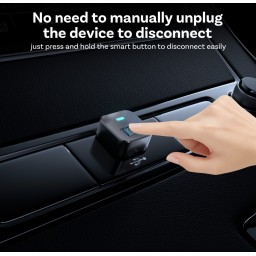 محول OTTOCAST Mini Dot Cube اللاسلكي CarPlay Android Auto 2 في 1 USB AI للسيارة OTTOCAST Mini Dot Cube Wireless CarPlay Android Auto Adapter 2 in 1 USB AI Car