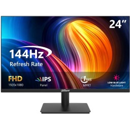شاشة داهوا DHI-LM24-A221Y قيمنك – 23.8 بوصة FHD IPS بتردد 144Hz وزمن استجابة 1ms Dahua DHI-LM24-A221Y 23.8" FHD IPS 144Hz 1ms Gaming Monitor – Black
