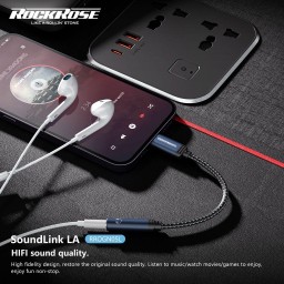 محول الصوت RR SoundLink LA Lightning إلى 3.5 مم 0.1M (تحويلة سماعة) RR SoundLink LA Audio Adapter Lightning to 3.5mm 0.1M